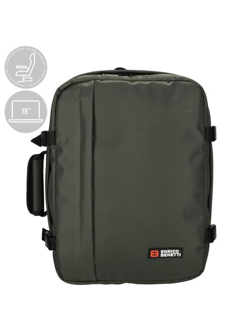 Enrico Benetti Wizzair fedélzeti hátizsák 46225 zöld