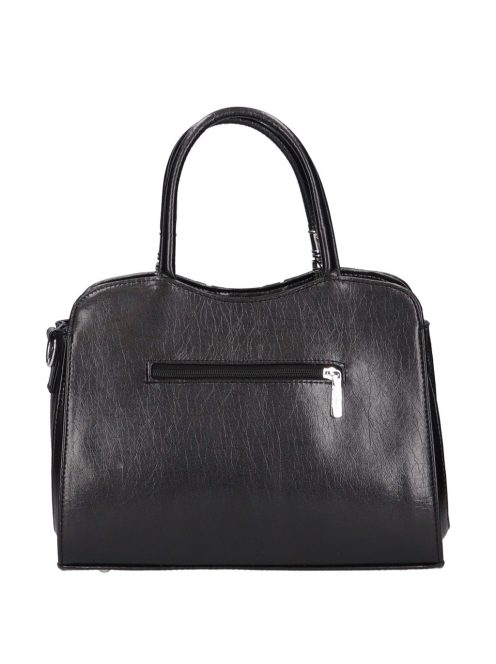 Karen rostbőr táska D 341 fekete virág