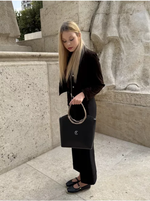 Karen rostbőr táska 1722 fekete