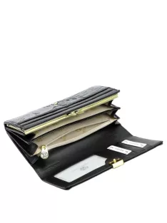 Gregorio HL100 fekete bőr pénztárca