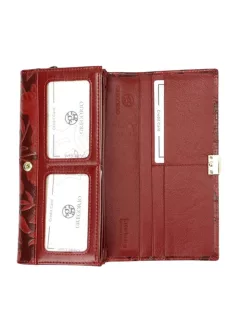 Gregorio HL122 piros bőr női pénztárca