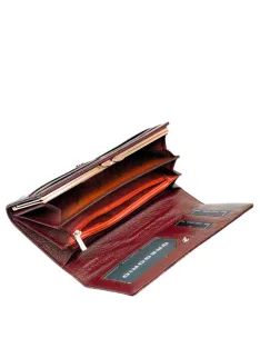 Gregorio BTS100 piros lakk bőr női pénztárca