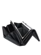 Jennifer Jones 5249 fekete lakk bőr pénztárca