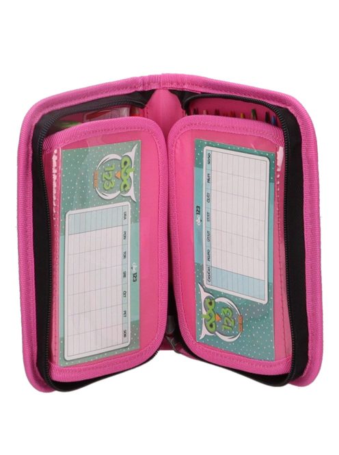 ABC123 Pandás iskolatáska szett 4 részes