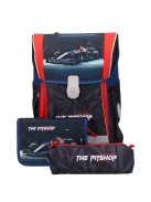 ABC123 forma1 versenyautó iskolatáska szett 4 részes