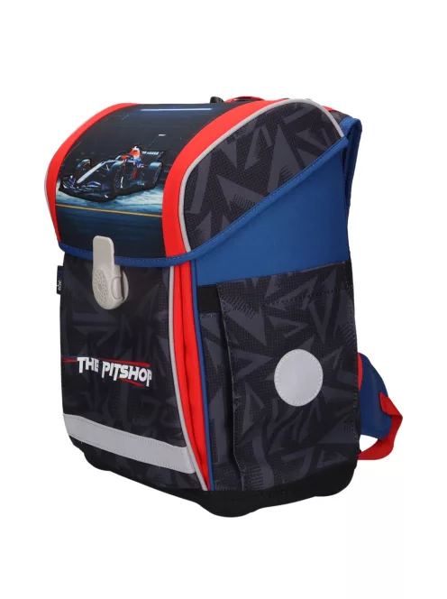 ABC123 forma1 versenyautó iskolatáska szett 4 részes