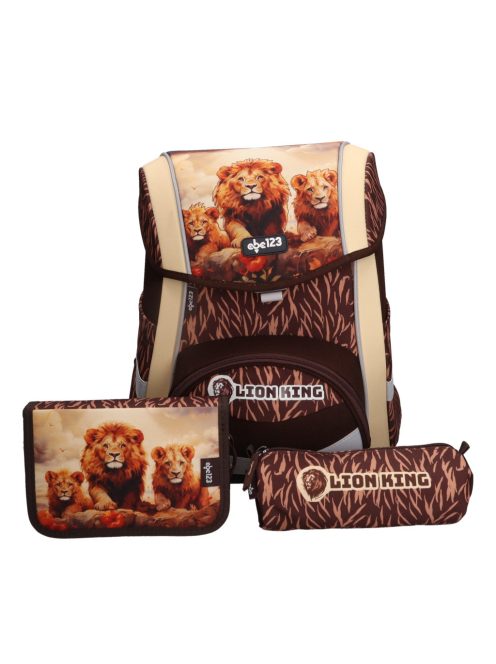 Belmil ABC 123 Oroszlános iskolatáska szett 4 részes