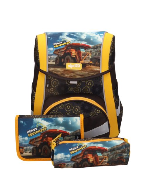  ABC123 dömperes iskolatáska szett 4 részes