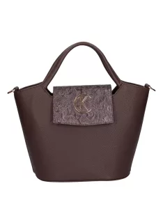 Karen rostbőr táska 9420 barna virág