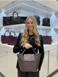 Karen rostbőr táska 9420 barna virág