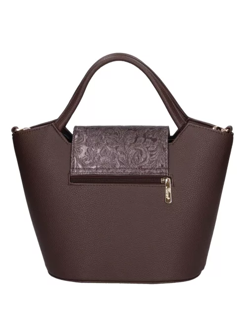 Karen rostbőr táska 9420 barna virág