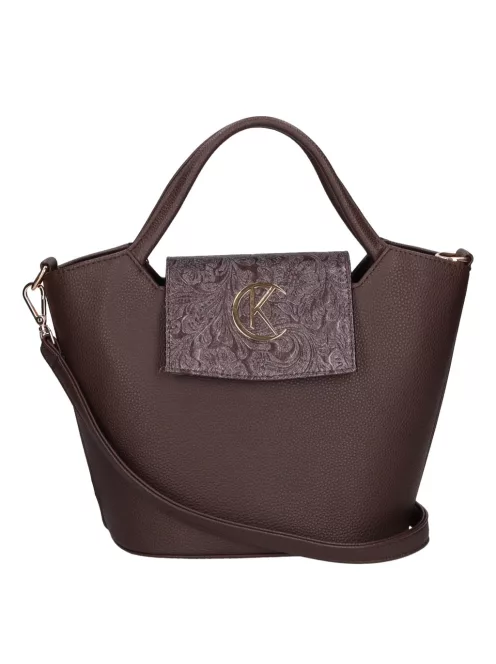 Karen rostbőr táska 9420 barna virág