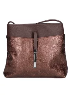 Karen rostbőr táska D 099 barna virág