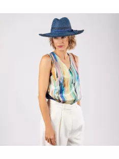 Anekke Fashion kék női kalap