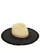 Anekke Fashion fekete-bézs női kalap