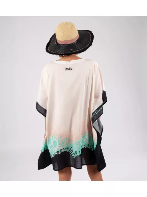 Anekke Fashion fekete-bézs női kalap