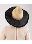 Anekke Fashion fekete-bézs női kalap