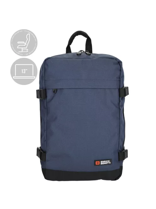 Enrico Benetti 54688 kék Ryanair és Wizzair hátizsák kézipoggyász