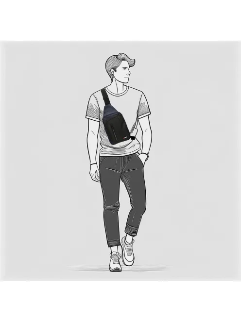 Enrico Benetti 62133 002 kék crossbody táska