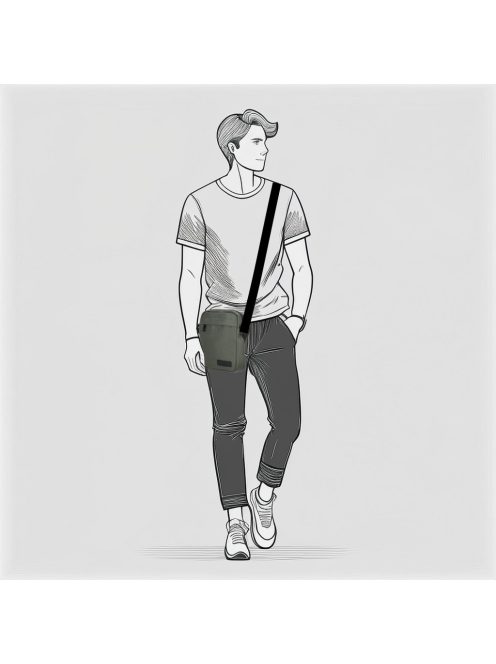 Enrico Benetti 46228 029 olive férfi oldaltáska