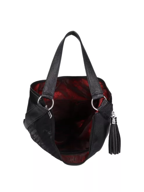 Chiara rostbőr táska L 354 fekete