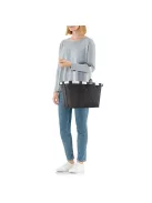 Reisenthel carrybag rhombus black kosár BK7059