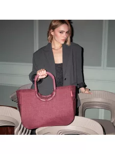   Reisenthel Loopshopper L twist maroon bevásárlótáska OR3104