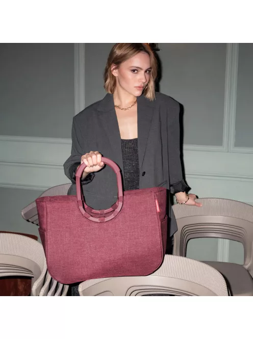Reisenthel Loopshopper L twist maroon bevásárlótáska OR3104