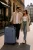 Travelite Dynamic XL extra nagy méretű bőrönd Denimblue