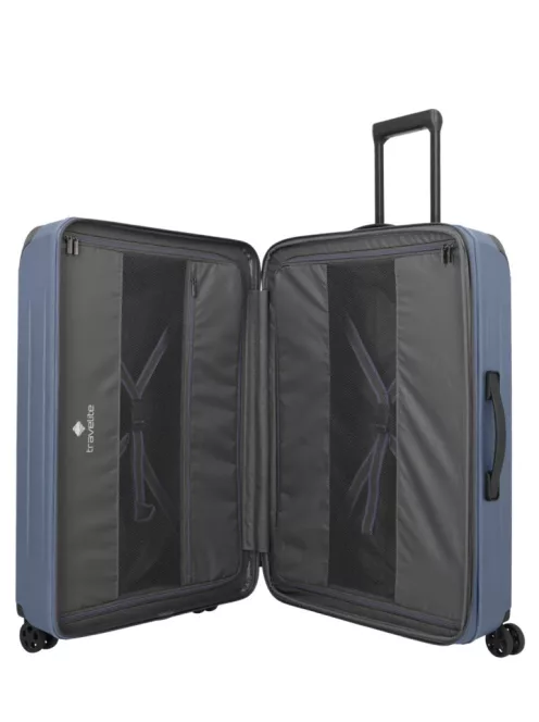 Travelite Dynamic XL extra nagy méretű bőrönd Denimblue