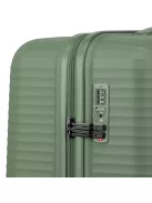 Travelite Air Striple L zöld nagy méretű bőrönd
