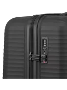 Travelite Air Striple L fekete nagy méretű bőrönd