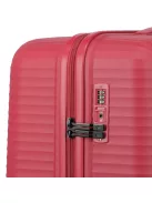Travelite Air Striple L piros nagy méretű bőrönd