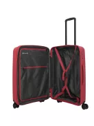 Travelite Air Striple M piros bővíthető közepes méretű bőrönd