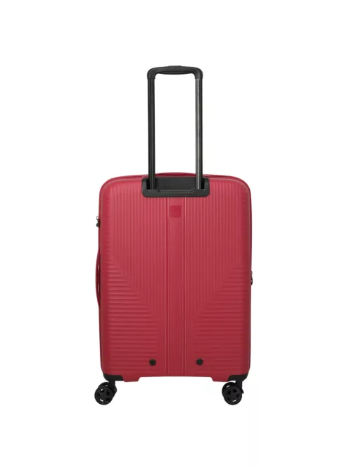 Travelite Air Striple M piros bővíthető közepes méretű bőrönd
