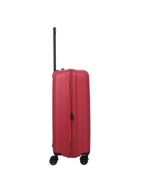 Travelite Air Striple M piros bővíthető közepes méretű bőrönd