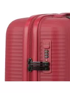 Travelite Air Striple M piros bővíthető közepes méretű bőrönd