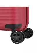 Travelite Air Striple M piros bővíthető közepes méretű bőrönd