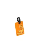 Travelite Accessories narancssárga bőröndcímke