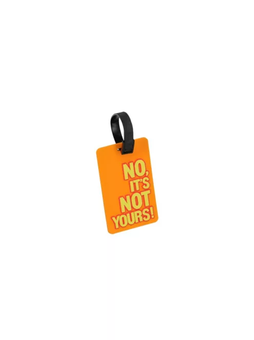 Travelite Accessories narancssárga bőröndcímke
