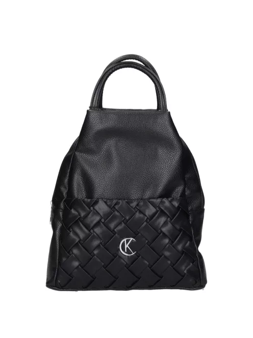 Karen D 694 fekete fonott rostbőr női táska