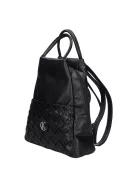 Karen D 694 fekete fonott rostbőr női táska