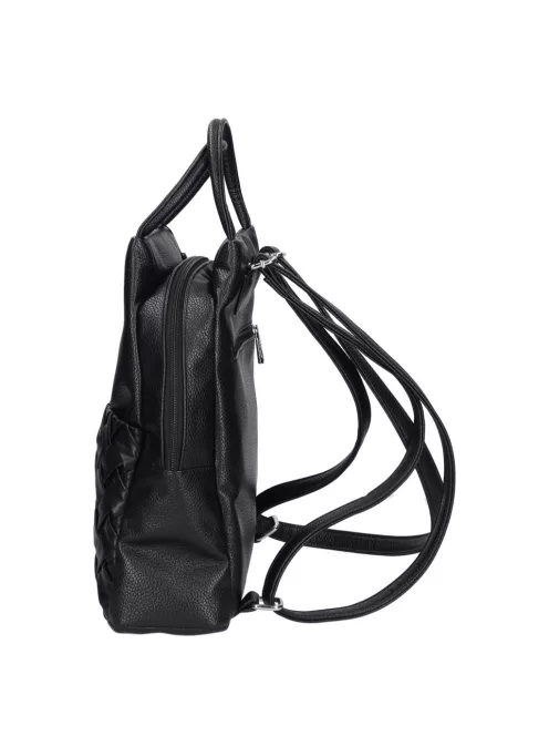 Karen D 694 fekete fonott rostbőr női táska