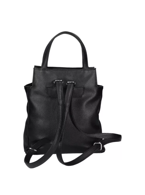 Karen 9549 fekete barna rostbőr női hátizsák