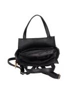 Karen 9549 fekete barna rostbőr női hátizsák