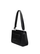 Chiara I 5064 fekete virág rostbőr női táska