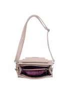 Chiara I 5064 fekete virág rostbőr női táska