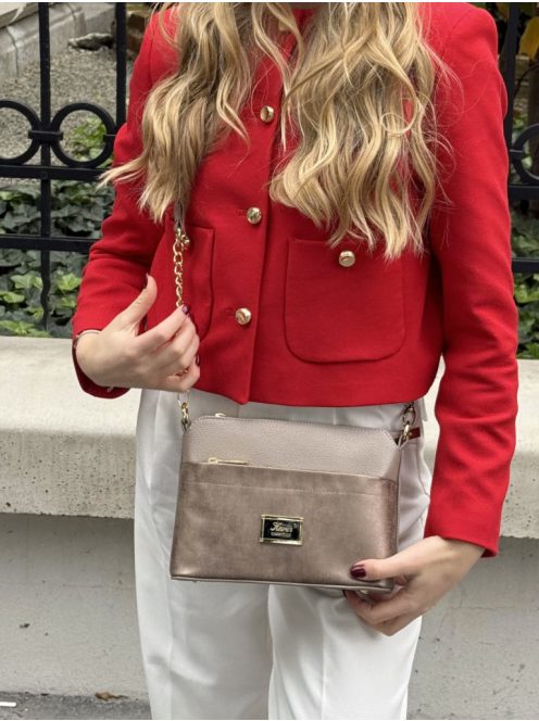 Karen 9358 barna rostbőr táska