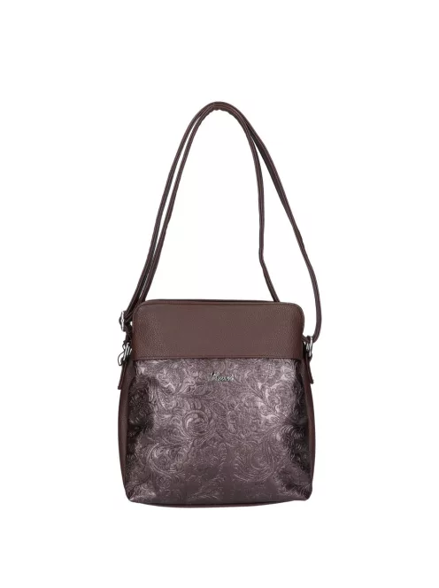 Karen D 214 barna virág rostbőr táska