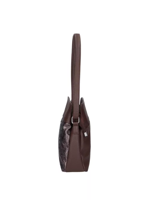 Karen D 214 barna virág rostbőr táska